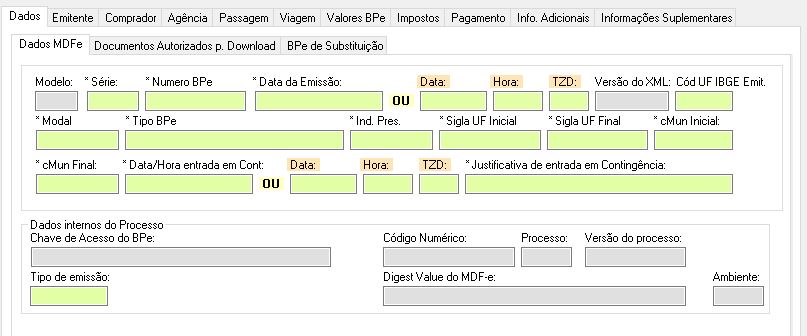 Aba Dados