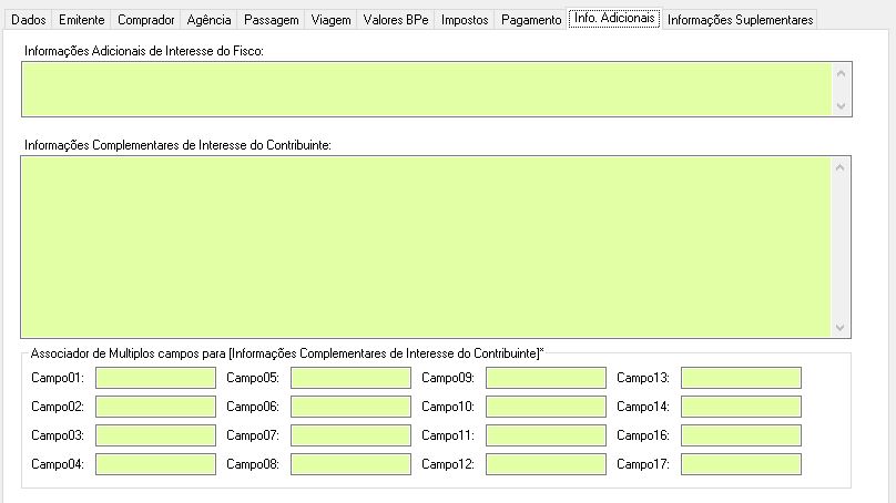 Aba Informacoes Adicionais