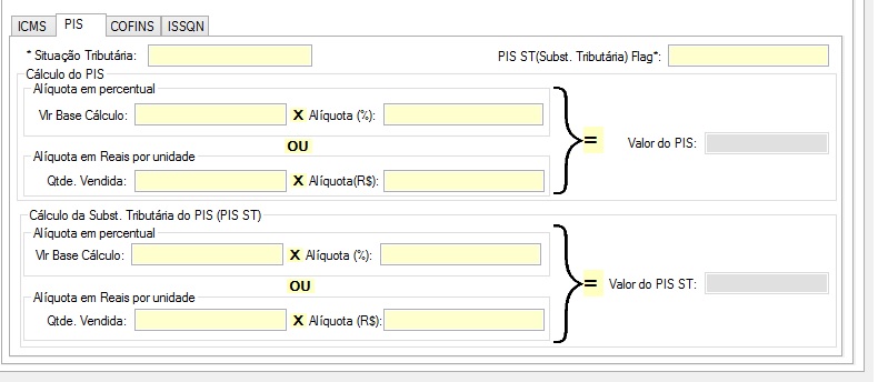 Aba produtos-Tributos-PIS